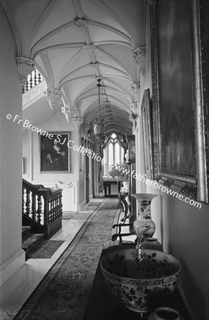 BIRR CASTLE  CASTLE  STAIRS SHOWING SPANISH COFFER